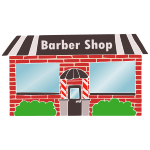 Barber Shop Stencil