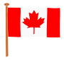 Canadian Flag  Stencil