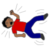 When I don't want to do something, I fall on the floor and yell