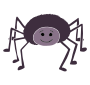 Happy Spider Stencil