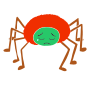Sad Spider Stencil