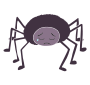 Sad Spider Stencil