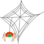Spider Web Stencil