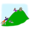 Oh, no!  Jack fell down the hill.