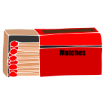 Matches Stencil