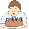 He+is+blowing+out+candles Picture