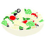 Pasta Salad Stencil