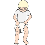 Pull Up Pants Outline for Classroom / Therapy Use - Great Pull Up Pants  Clipart