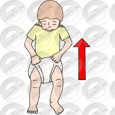 Pull Up Pants Stencil for Classroom / Therapy Use - Great Pull Up Pants  Clipart