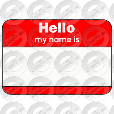 Name Picture For Classroom Therapy Use Great Name Clipart