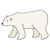 A big polar bear