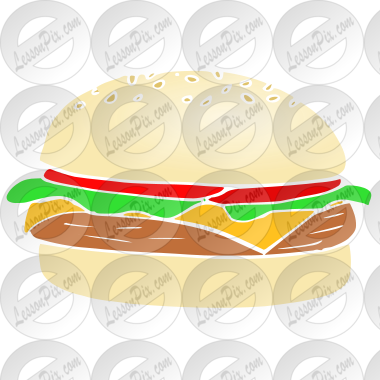 Cheeseburger Stencil
