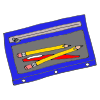 Put writing tools into a case