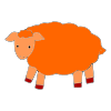 Baa baa orange sheep, have you any wool? Yes sir, yes sir, 3 bags full.