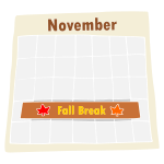 Fall Break Stencil
