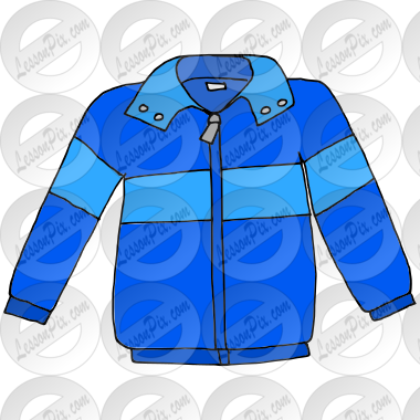 Jacket Picture for Classroom / Therapy Use - Great Jacket Clipart