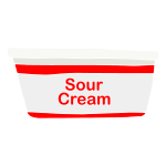 Sour Cream Stencil