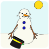 Oh+no_+it_s+getting+hot+outside.+The+snowman+is+starting+to+melt_ Picture