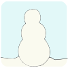 snowman. Picture
