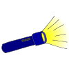 Use a flashlight