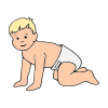 Changing baby diapers