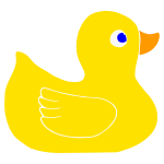Rubber Duck Stencil