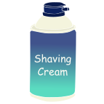 Shaving Cream Stencil
