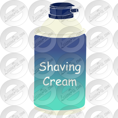 Shaving Cream Stencil