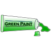 Put on green paint