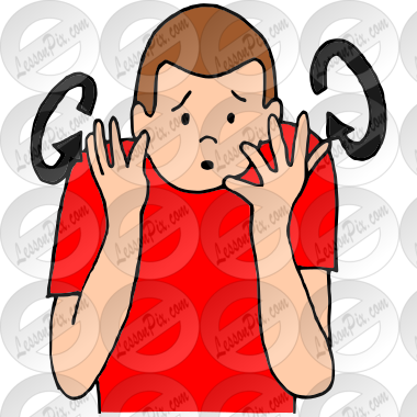 Embarassed Picture for Classroom / Therapy Use - Great Embarassed Clipart