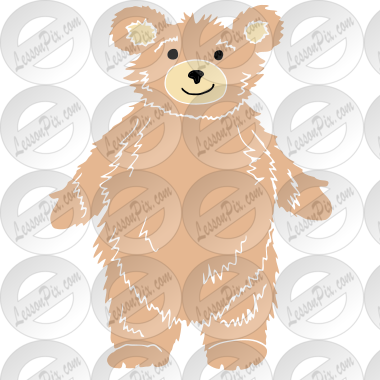 Hairy Bear Stencil