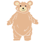 Hairy Bear Stencil
