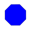 Blue Octagon Picture