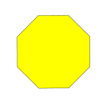 Yellow Octagon Picture