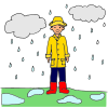 Rainy days may happen any time of the year. What should I wear to keep dry?