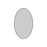 Gray Oval Picture