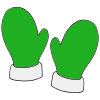 My+mittens+are+green. Picture