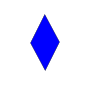Blue Rhombus Picture