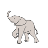 The+elephant+is+standing. Picture