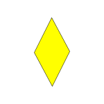 Yellow Rhombus Picture