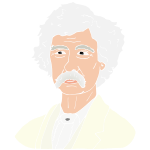 Mark Twain Stencil
