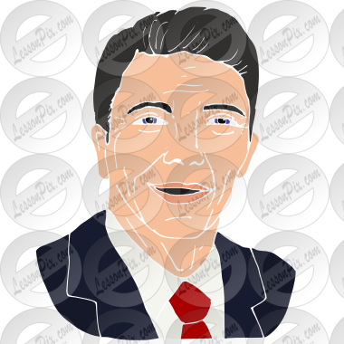 Ronald Reagan Stencil