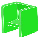 Cube Chair Stencil