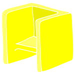 Cube Chair Stencil