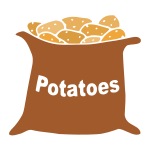 Potatoes Stencil