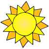 The sun comes out