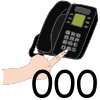 Emergency Problem: Tell adults and call 000