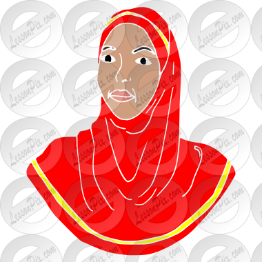 Hijab Stencil