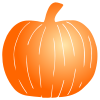 A+small+medium+orange+pumpkin+grows. Stencil