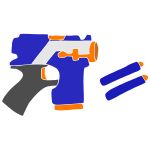 Toy Gun Stencil